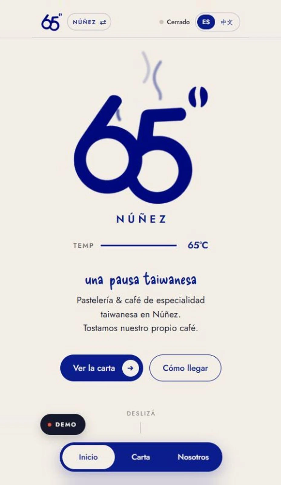 65 grados